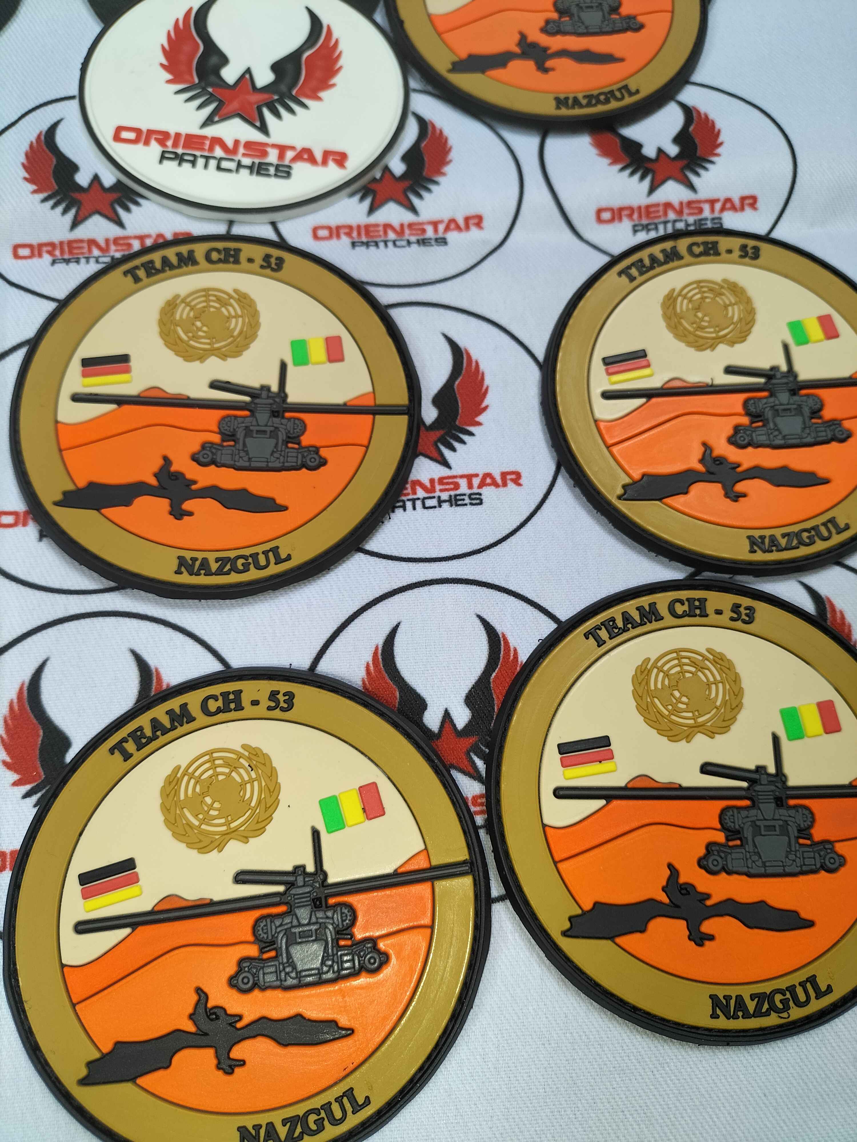 Nazgul military pvc patches