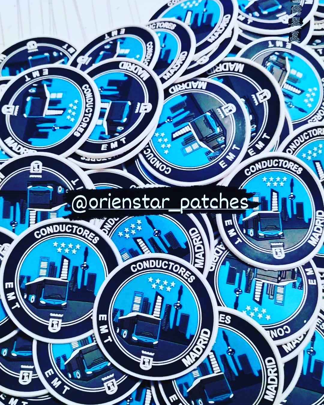 Custom police pvc patches